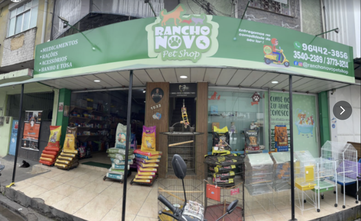 Fachada Rancho Novo Petshop